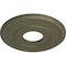 Ekena Millwork Bradford Ceiling Medallion (Canopies up to 6 5/8"), 12 1/2"OD x 3 7/8"ID x 3/4"P, Painted Turtle CM12BRPTF - alternate 4